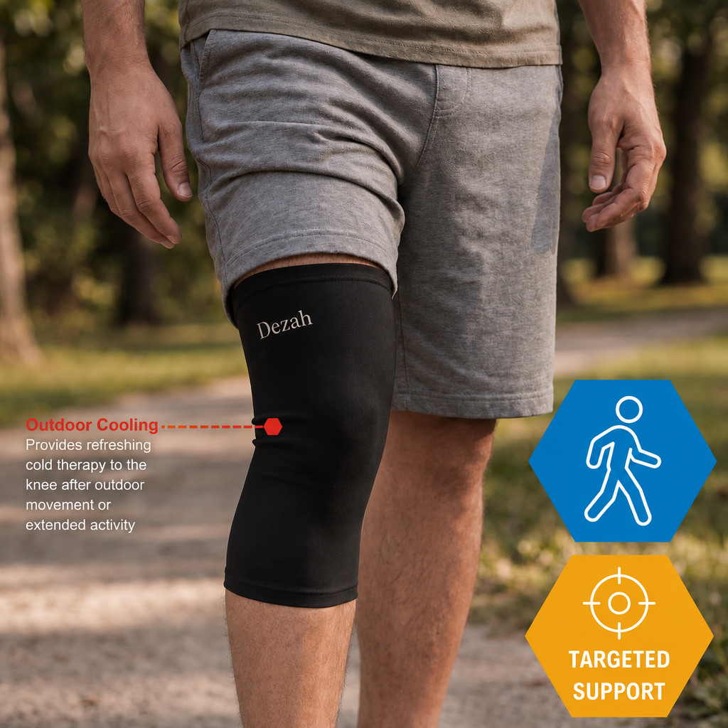 Dezah Hot & Cold Compression Sleeve for Knee and Elbow