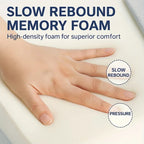 Dezah Memory Foam Seat Cushion with Tailbone Cutout